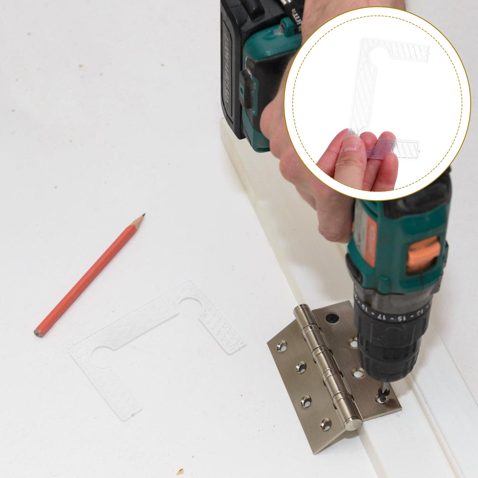 Glass Door Hinge - 40個の浴室ガラスドアヒンジパッド透明グリッド滑り止め衝撃吸収ゴムガスケット交換用シャワードアガラス用