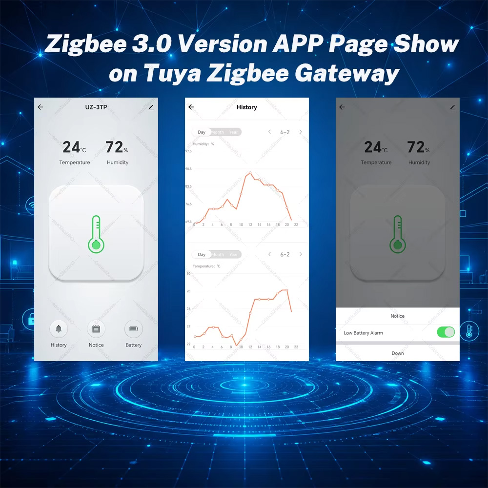 Zigbee温度湿度センサー スマート温度計湿度計 Alex - Digital Hygrometer Probe のレビューと価格