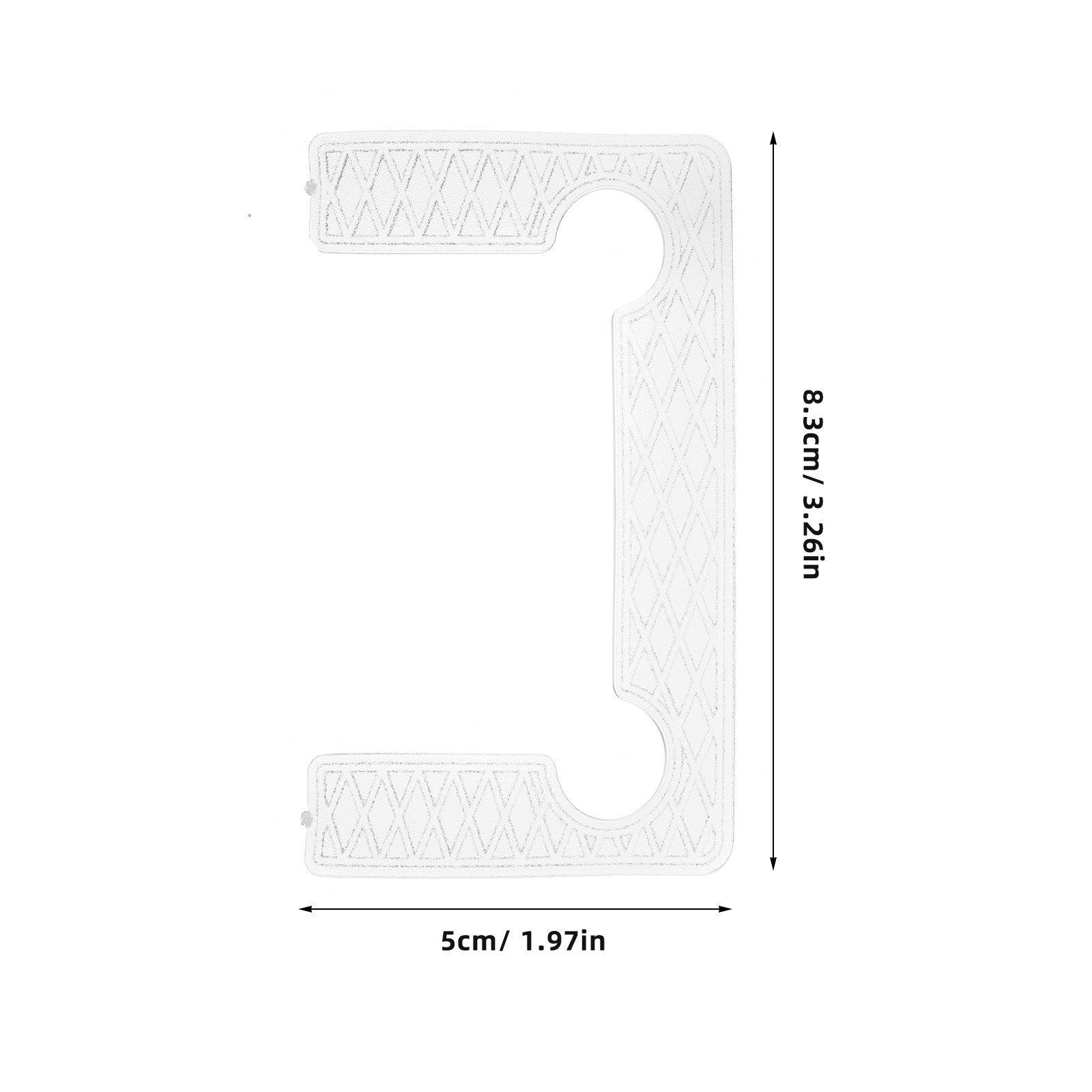 40個の浴室ガラスドアヒンジパッド透明グリッド滑り止め衝撃吸 - Glass Door Hinge のレビューと価格