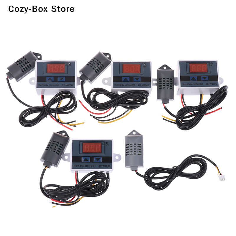 [ZY]12V 24V 220V 湿度調節器 湿度計 湿度制 - Digital Hygrometer Probe のレビューと価格