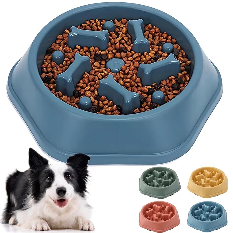 1個入りスローフィーダー犬用ボウル、窒息防止子犬用フードボウ - Royal Canin Food Medium のレビューと価格